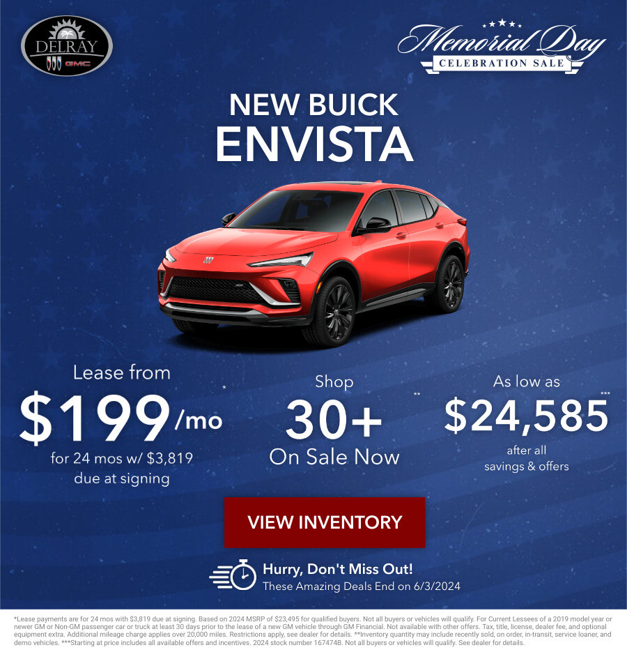 New Buick Envista Current Deals and Offers in Delray Beach, FL