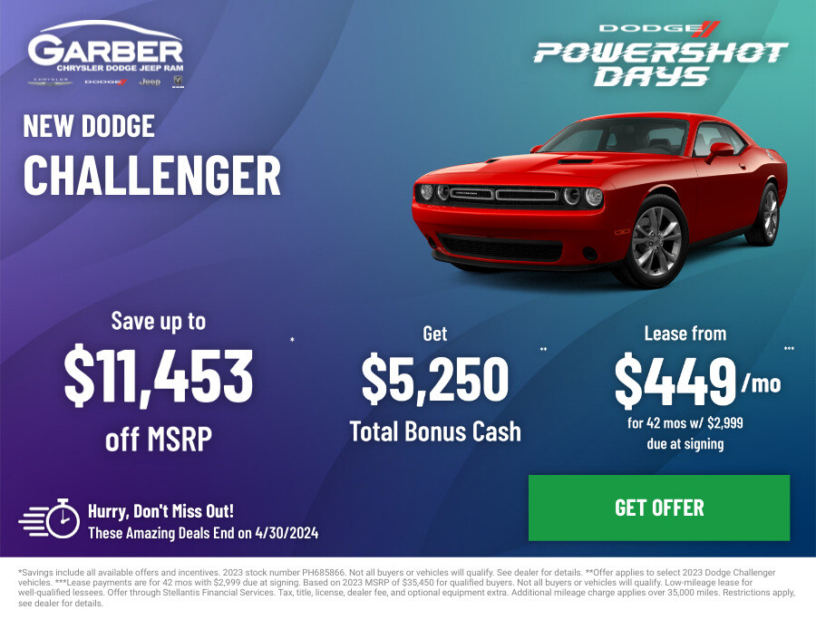 New Dodge Challenger Current Deals and Offers in Green Cove Springs, FL