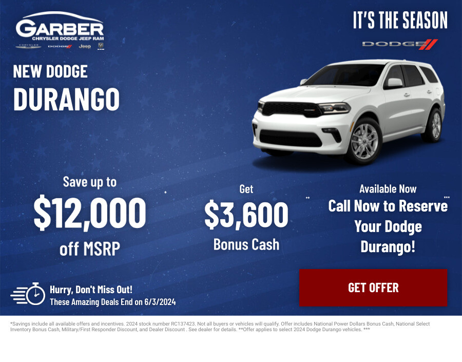 New Dodge Durango Current Deals and Offers in Green Cove Springs, FL