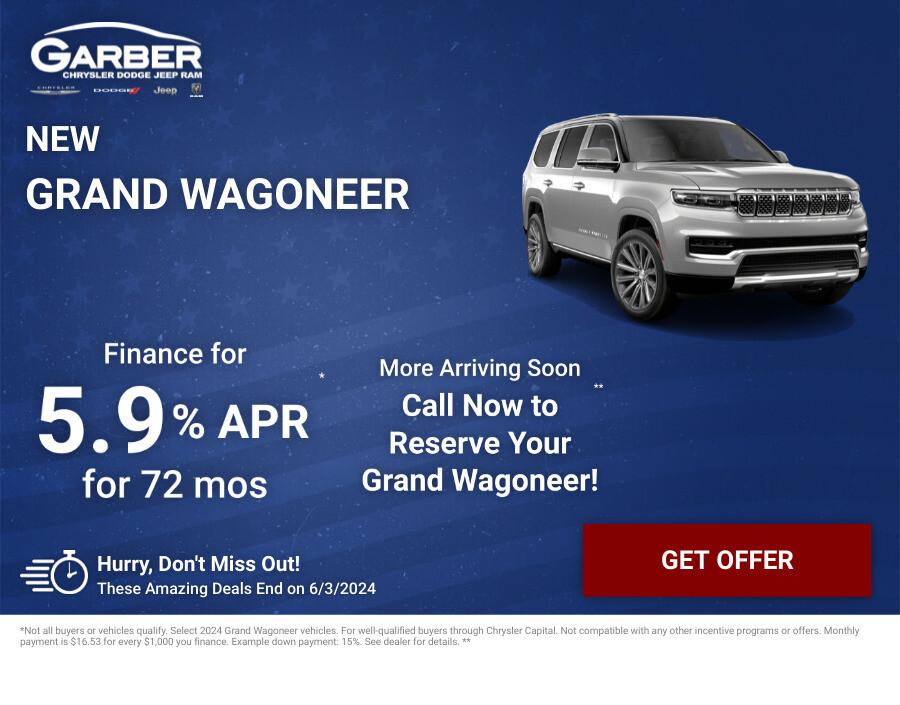 New Jeep Grand Wagoneer Current Deals and Offers in Green Cove Springs, FL