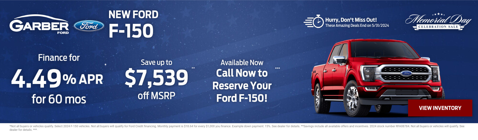 New Ford F-150 Current Deals and Offers in Green Cove Springs, FL
