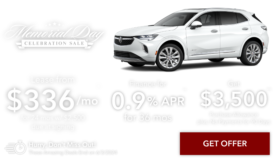 New Buick Envision Current Deals and Offers in Saginaw, MI