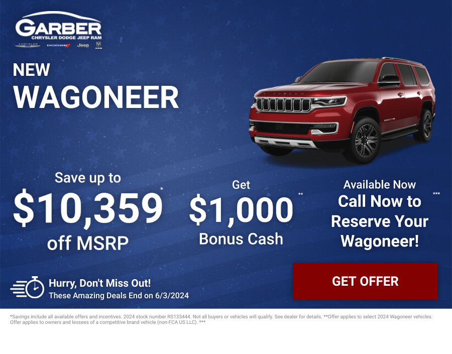 New Jeep Wagoneer Current Deals and Offers in Saginaw, MI
