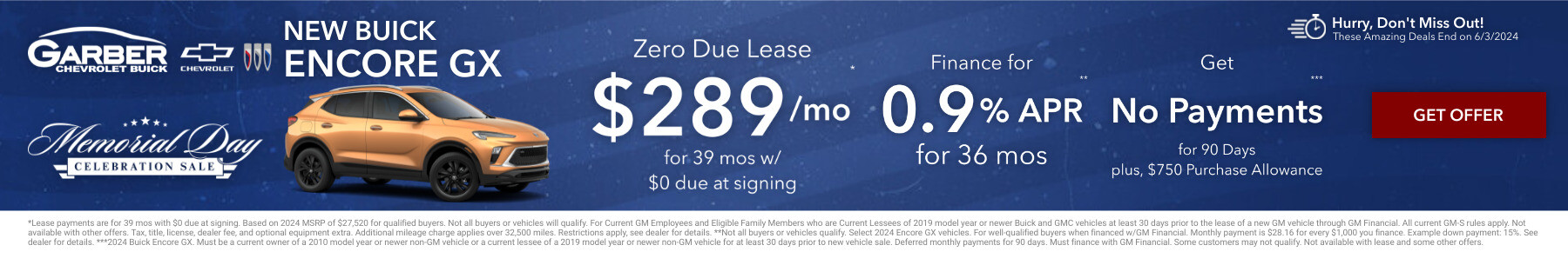 New Buick Encore GX Current Deals and Offers in Chesaning, MI