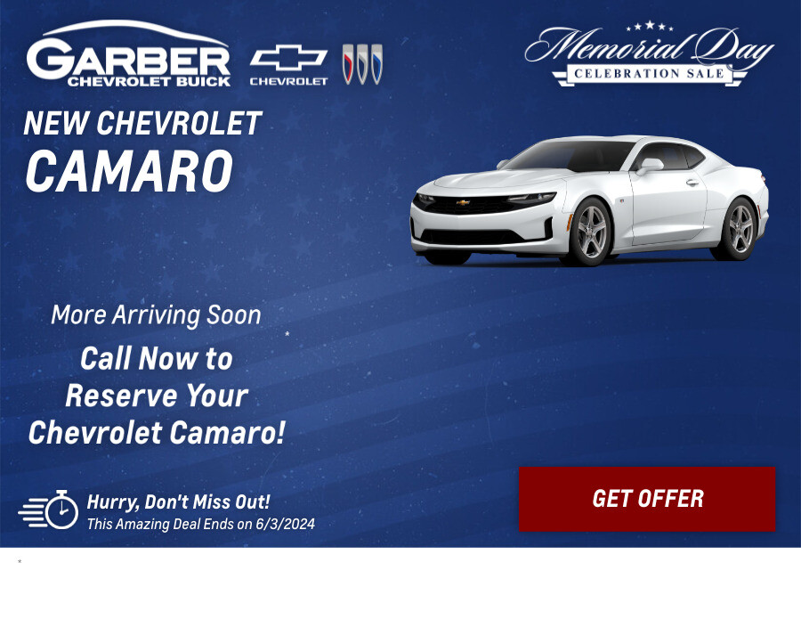 New Chevrolet Camaro Current Deals and Offers in Chesaning, MI