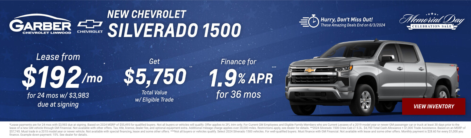 New Chevrolet Silverado Current Deals and Offers in Bay City, MI