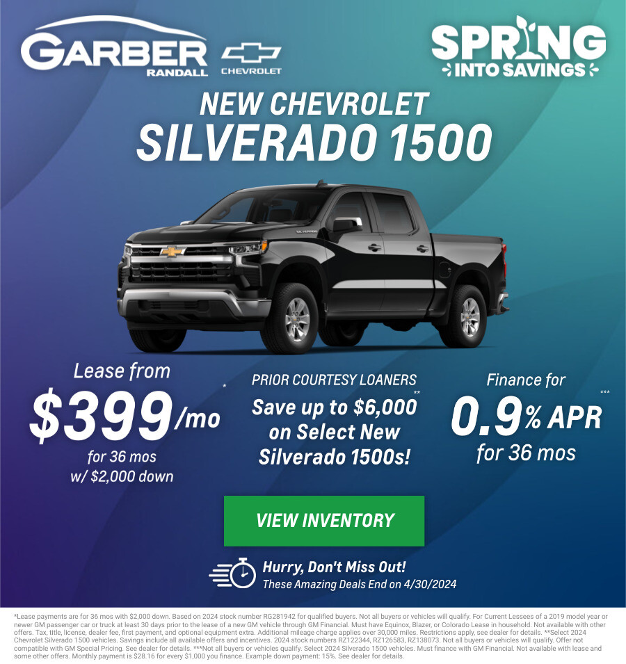 New Chevrolet Silverado Current Deals and Offers in Rochester, NY