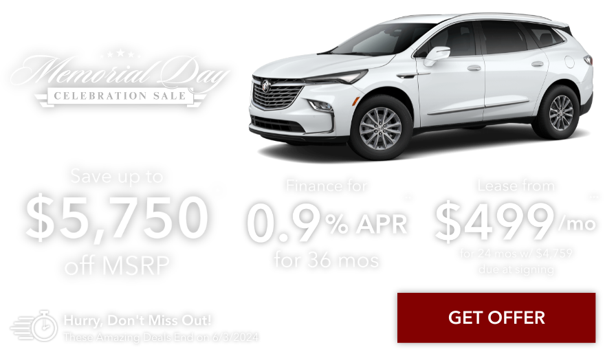 New Buick Enclave Current Deals and Offers in Bluffton, SC