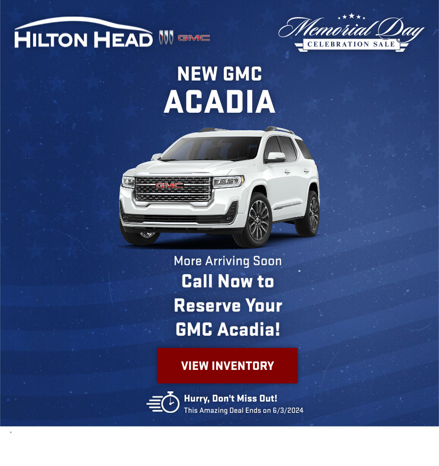 New GMC Acadia Current Deals and Offers in Savannah, GA