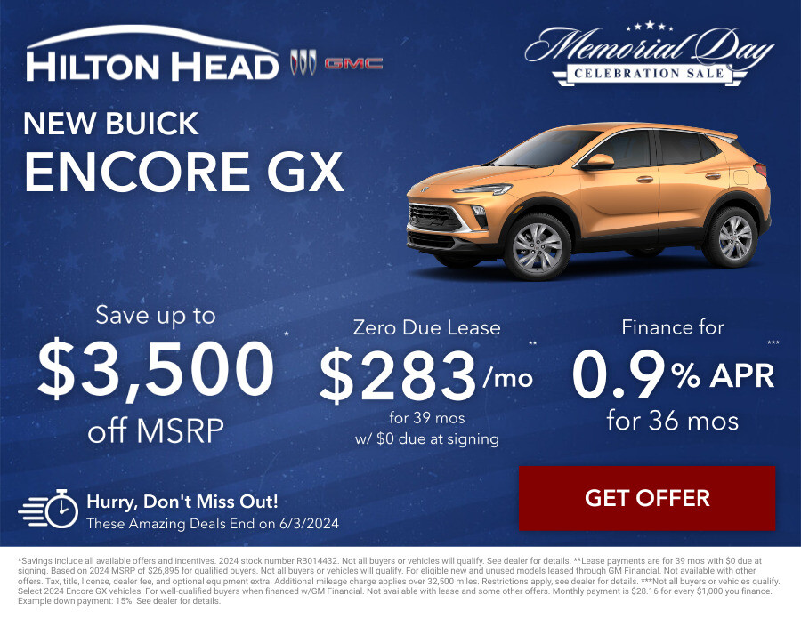 New Buick Encore GX Current Deals and Offers in Savannah, GA