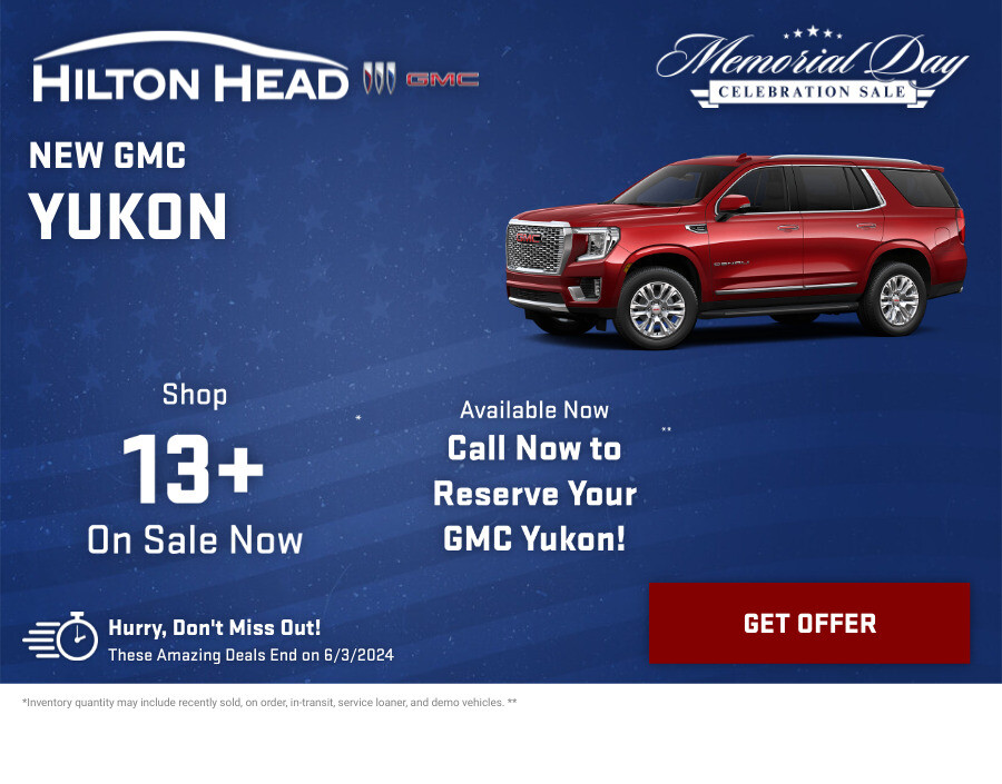 New GMC Yukon Current Deals and Offers in Savannah, GA
