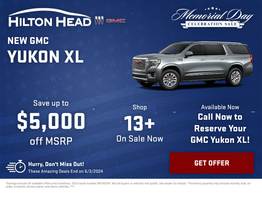 New GMC Yukon XL Current Deals and Offers in Savannah, GA