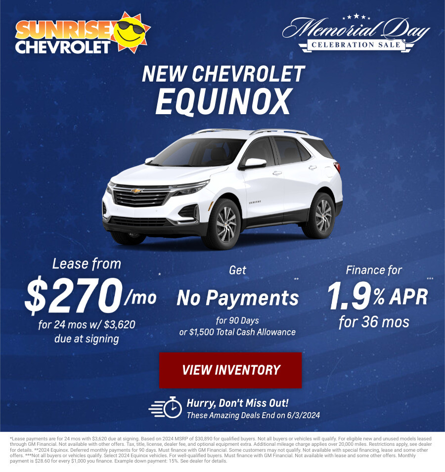 New Chevrolet Equinox Current Deals and Offers in Chicago, IL